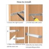 Qrity 2pcs Magnetic Push Latches Push Touch Latch Push Open