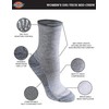 Dickies Women's Dri-Tech Advanced Moisture Wicking Mid-Crew Socks, Available in
