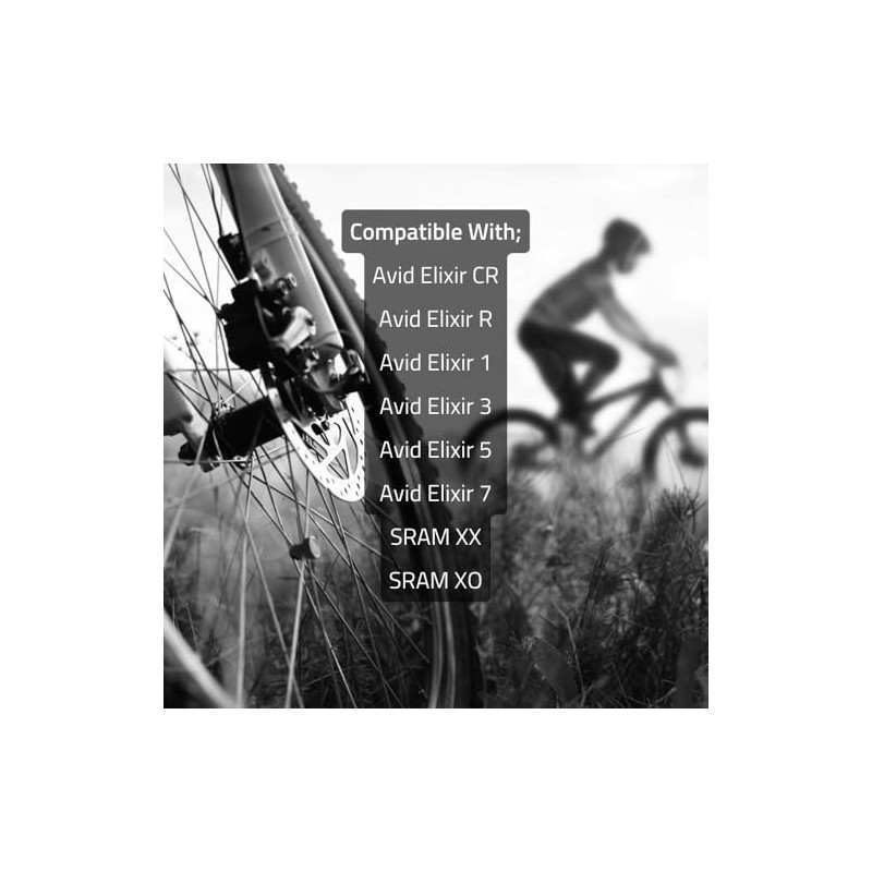 Clarks Cycle Systems Disc Brake Pads, Compatible with Avid Elixir,