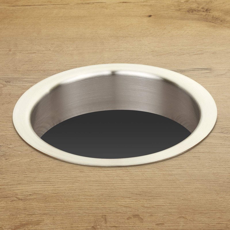 SOTECH Waste Insert Ring Stainless Steel Finely Brushed Diameter 180