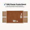 Tilting Puzzle Board with Drawers and Cover, 1000 Piece, 30"