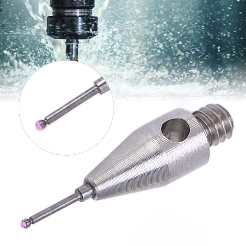 CMM Touch Probe Stylus Red Ball Tip Tungsten Carbide Stem
