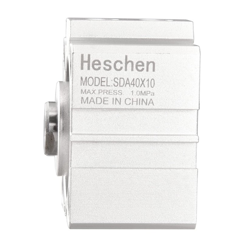 Heschen Pneumatic Compact Aluminium Air Cylinder, SDA 40-10, Bore 40