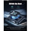 llano Laptop Cooler, Gaming Laptop Cooling Pad with 3500RPM Turbofan,