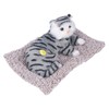 Cat Ornament Simulation Design Vivid Cute Plush Lying Cat with