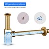 KEOKBON Universal Siphon, Siphon for Sink and Washbasin, Keymark Brass
