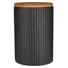 Premier Housewares Hex Canister - Black