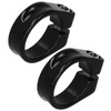 35MM Bike Seatpost Clamp,2Pcs Aluminum Alloy Mountain Bike Seat Tube