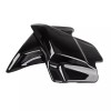Unbranded Motor Gloss Black Fairing Panel Side Covers For Harley