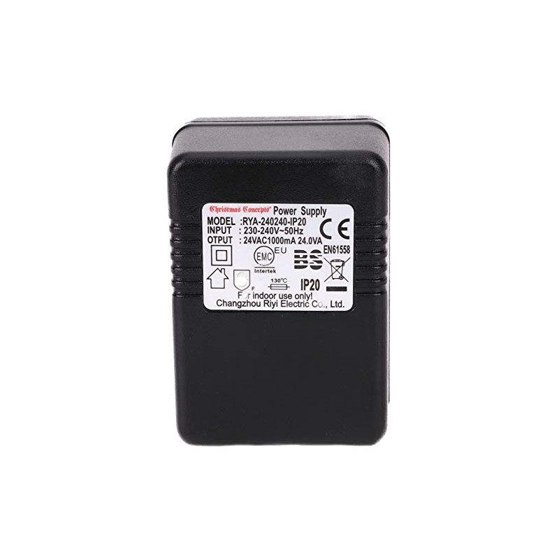 Christmas Concepts® 24V 1000mA Max 24VA AC Adaptor without lead