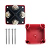JT-HLM m-Series Battery Switch ON/Off with Knob, Red