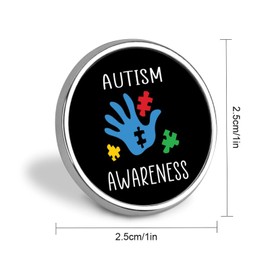 luckluccy Enamel Pins Bulk Set Pins Autism Awareness Pins For Backpacks Autism Sensory Autism Lover Hat Pins Novelty Autism Mom Autism Pride Lapel Pins Accessory For Men Women Girls