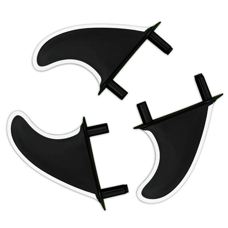 iBOARD Soft Top Surfboard Fins Foam Surf Board Accessories |3