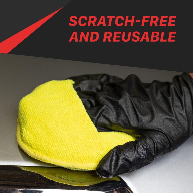 Maxshine Microfiber Finger Hold All Purpose Applicator – Ultra-Soft, Comfortable