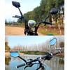 DRCKHROS Handlebar Bike Mirror E-bikes Mirrors Safe Clear Glass Mirrors,