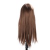 Light Brown Straight Wigs High Temperature Fiber Women Light Brown