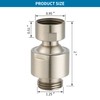 Hibbent All Metal Shower Head Swivel Ball Joint Adapter, Conector