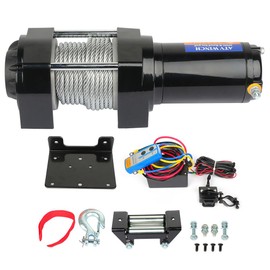 ROADFAR 4000LBS Electric Winch 12V Towing Trailer Steel Cable Off Road w/wireless remote - Easy Install