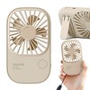JISULIFE JL-FA49BR SuperThin Portable Fan, Portable Fan, 3-Way Tabletop, Handheld,