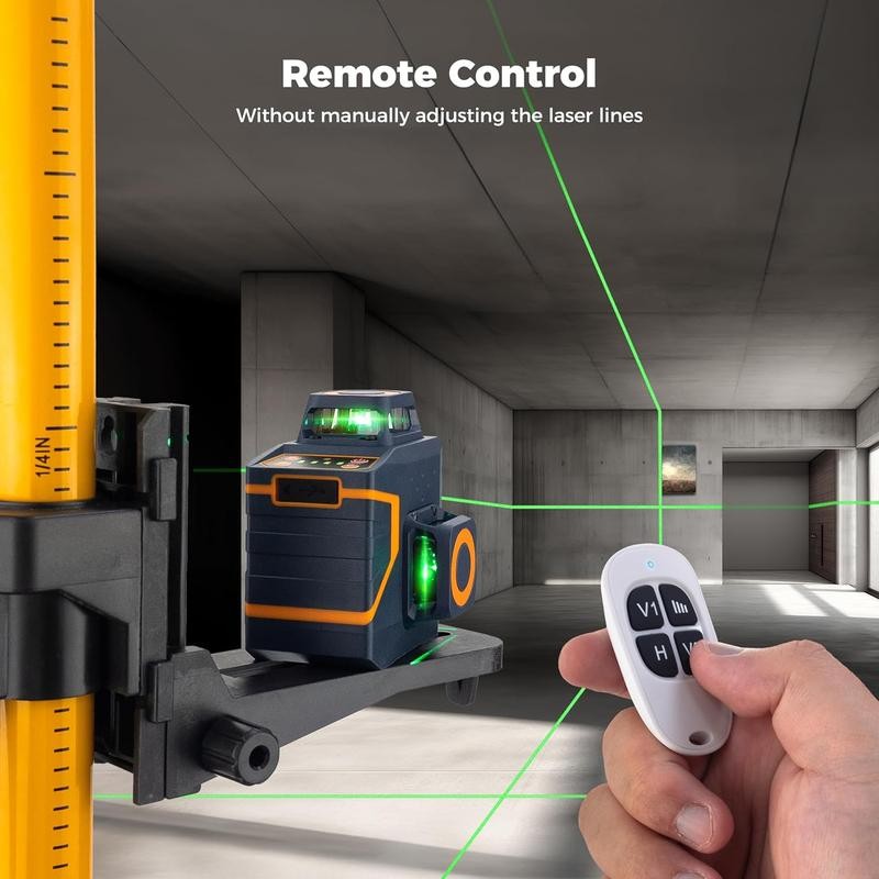 CIGMAN 3x360° Self Leveling Line Laser Level Cross Line for