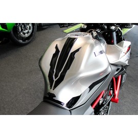 Tankpad Motorcycle Sticker Black Compatible with Kawasaki Z650 X508303VA