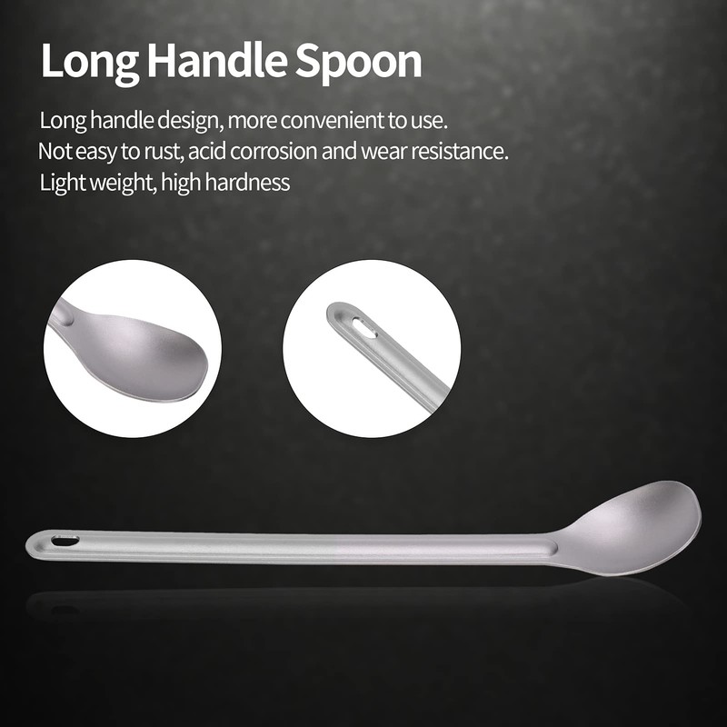 Long Handle Spork or Spoon Lightweight Long Handle Spork/Spoon Metal