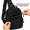 Tactical Sling Bag for Hands-Free Carry – Multiple Zippered Compartments