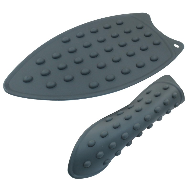 Moicstiy 2 Pcs Silicone Iron Rest Pads Mat Iron Hot