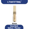 LTWFITTING Bamboo Shoot Joint Straight Hose Fitting Hose Inner Diameter
