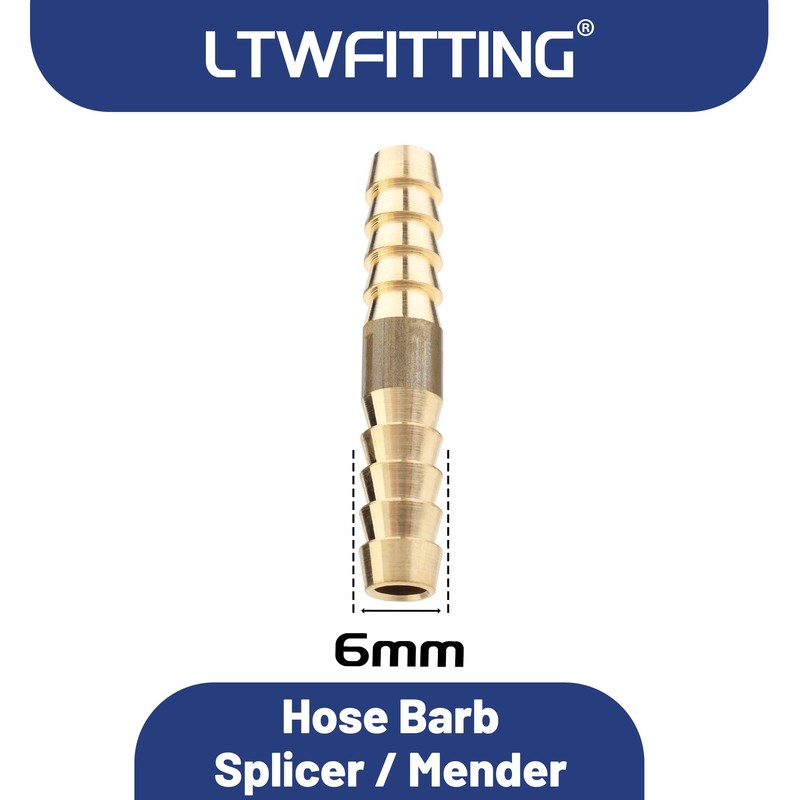LTWFITTING Bamboo Shoot Joint Straight Hose Fitting Hose Inner Diameter