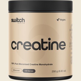 Switch Nutrition Creatine 100% Pure Micronized Monohydrate Unflavoured 250g