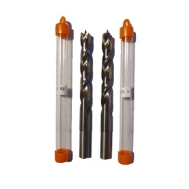 jjw-germany HSS-G Precision Wood Drill Bit Diameter 10.5 mm with Centre Point Shank 10 mm Pack of 2