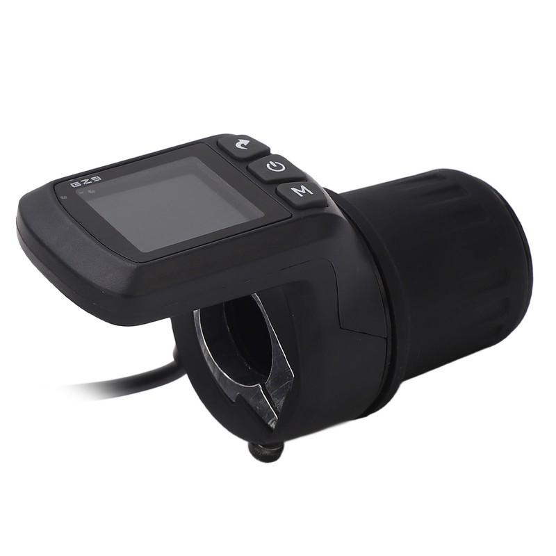 Electric Bike Meter Kit ABS LCD Display Panel Half Handle