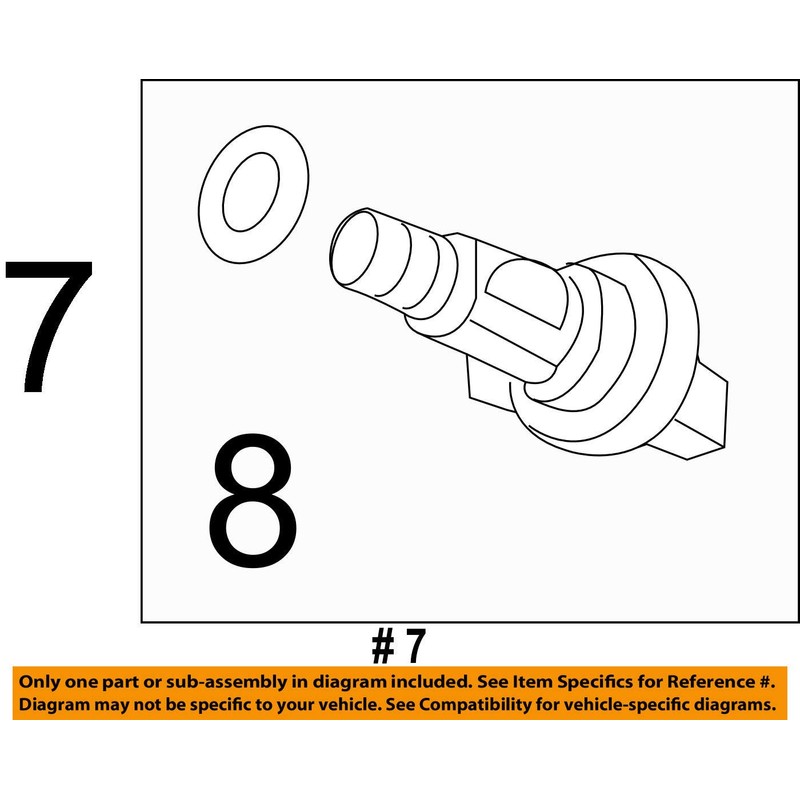 Genuine Honda 37500-R40-A01 Crankshaft Position Sensor