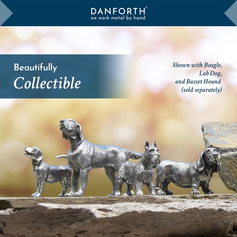 DANFORTH Pewter Scottish Terrier Figurine – Handcrafted Scottie Dog Statue