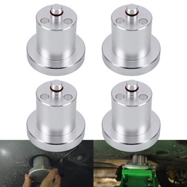 RYANSTAR RACING Aluminum Jack Lifting Jack Pad Lift Point Adapter with Storage Case Compatible with Rivian R1T R1S -4 Pack