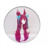 C&Q Peluca De Cosplay Lol Spirit Blossom Ahri Con Oreja