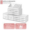 Sorbus Large Makeup Organizer - Stackable Jewelry & Makeup Organizer