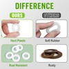 Jeboler Pack of 50 Plastic Washers M5, DIN 125 Nylon