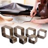 7PCS Leather Die Cutter Rounded Tetragonum 20‑50mm Leather Cutting Dies