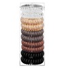 Spiral hair tie set, 10 pieces, waterproof coil, telephone line
