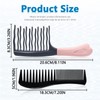 2 Pack Wide Tooth Comb for Curls and Detangling Comb