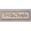 WE THE PEOPLE TAB HOOK DESERT TACTICAL MORALE PATCH