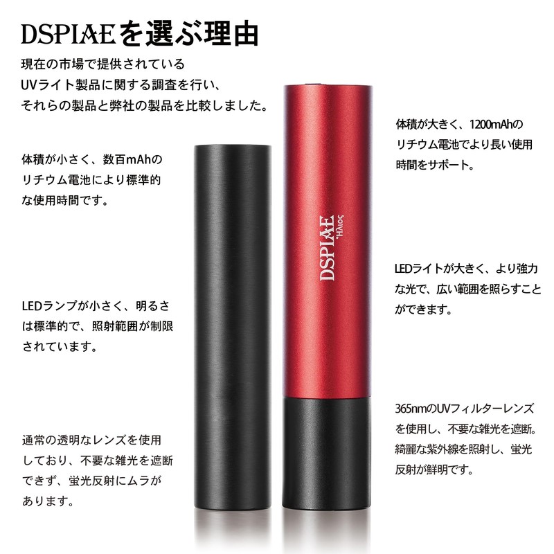 DSPIAE UV-T 365nm UV Light