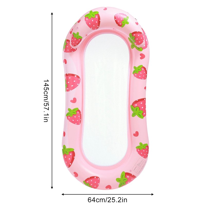 Green Leaf Inflatable Pool Float for Adults – PVC Floating