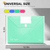 WORPSON 10 Pack, Plastic Envelopes File Folders, HeavyDuty Document Folder