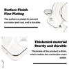 Pack of 2 Table Top Connectors, Worktop Connection Rail, Zinc