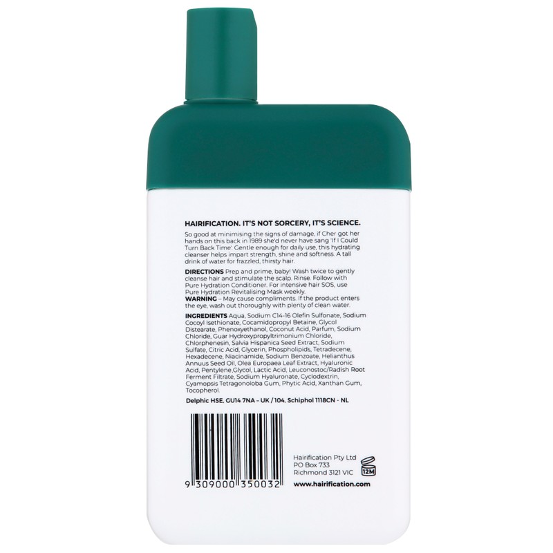 Hairification Pure Hydration Shampoo 300ml
