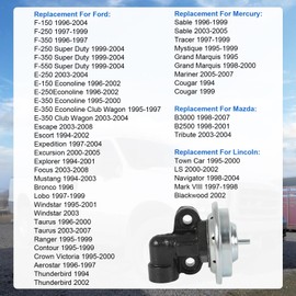 CARMOCAR Exhaust Gas Recirculation (EGR) Valve EGV575 Replacement for Ford F-150 F-250 F-350 Ranger,Mercury Sable,Mazda B3000 B2500,Lincoln Navigator Town Car F2CZ9D475A,F6ZZ9D475CA