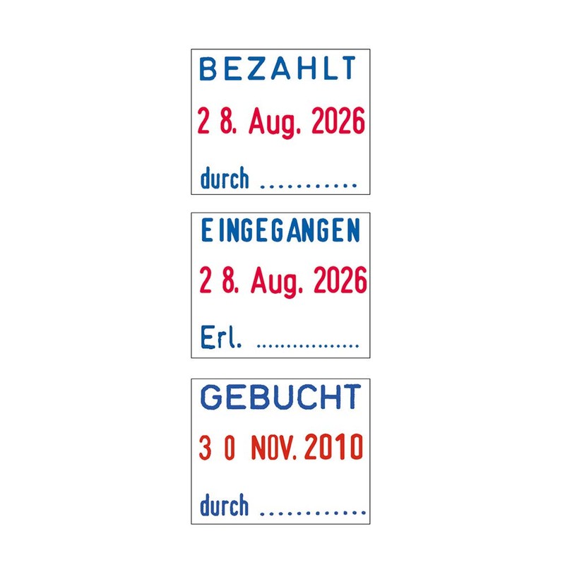 Trodat Trodat Professional Datumsstempel 5430/L, Selbstfärbend, EINGEGANGEN - BEZAHLT -
